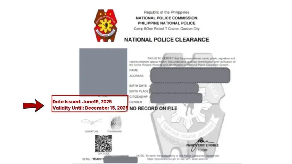 Renewal 2 National Police Clearance Validity & Renewal