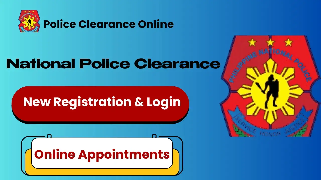 National Police Clearance Registration and login