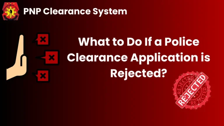 PNP clearance Rejection