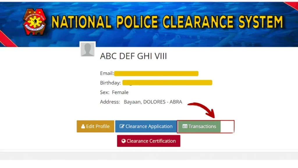 Online Appointment 12 National Police Clearance transaction options